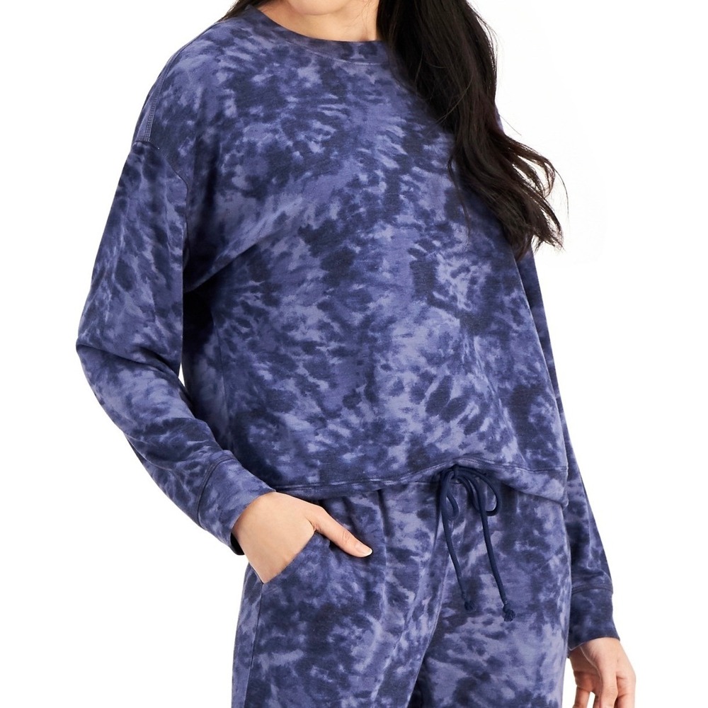 Jenni Super Soft‎ Crewneck Pajama Top, Created for Macy's Size M